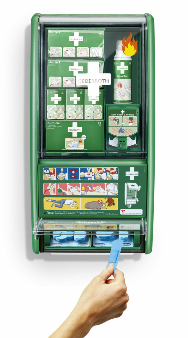 Cederroth Førstehjælps- og brandsårsstation