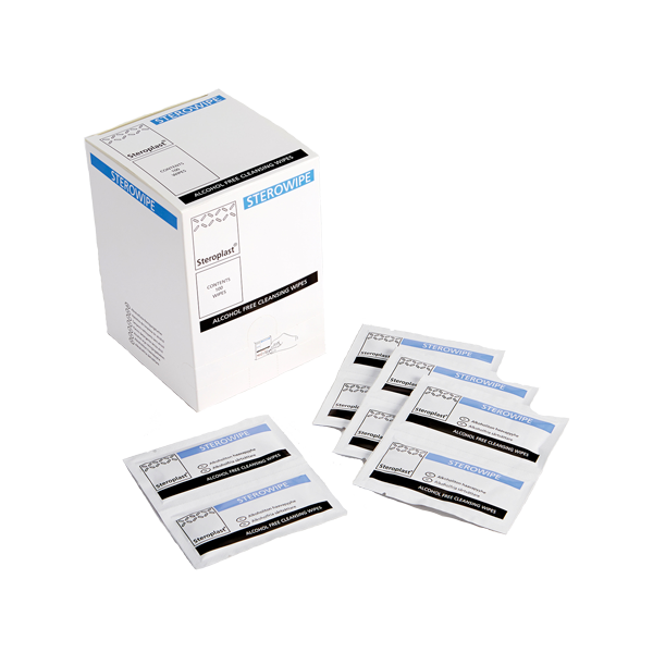 Steroplast Wound Cleansing Wipes, individual pieces