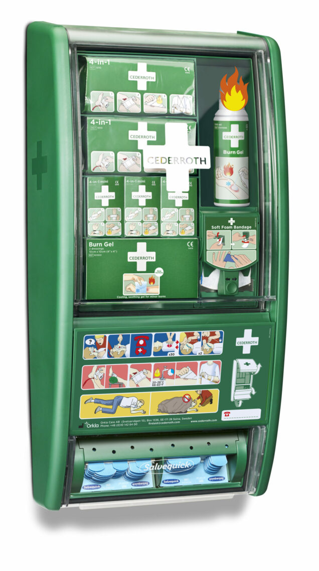 Cederroth Førstehjælps- og brandsårsstation