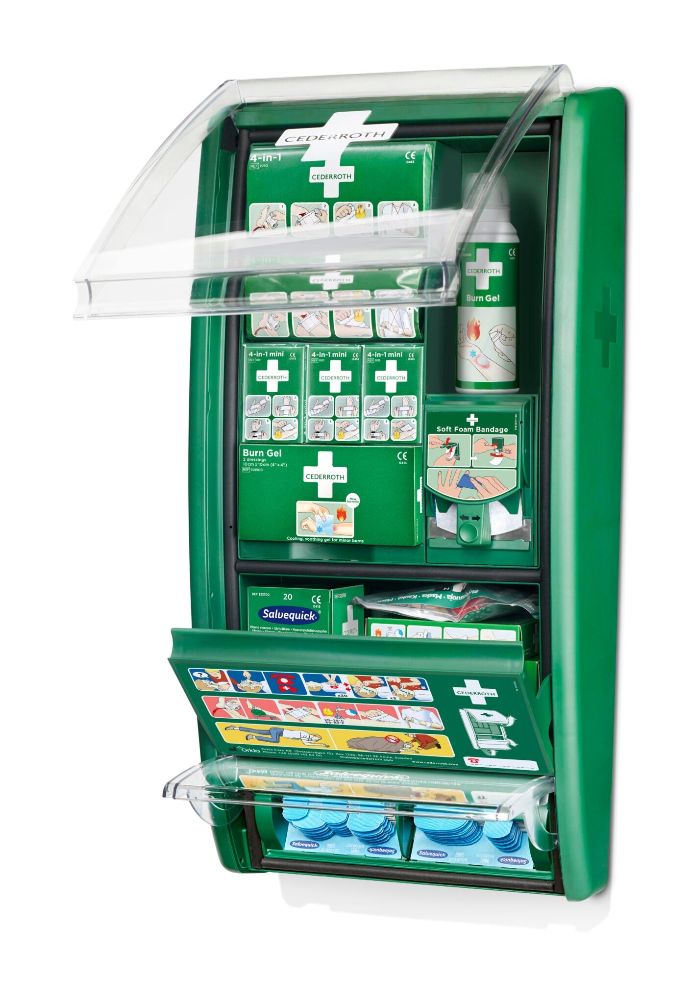 Cederroth Førstehjælps- og brandsårsstation