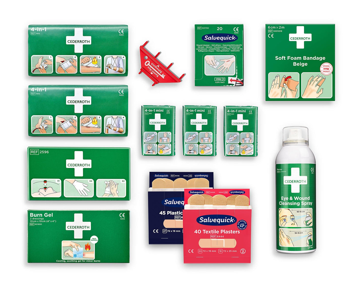 Cederroth Complete Refill for Cederroth First Aid Station