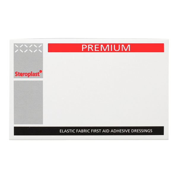 Steroplast Premium Standard 7.5x2.5 cm Textile Plasters, 100 pcs