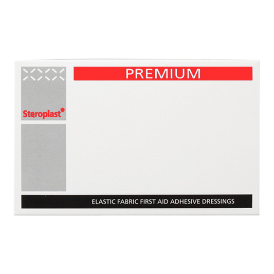 Steroplast Premium Standard 7.5x2.5 cm Textile Plasters, 100 pcs