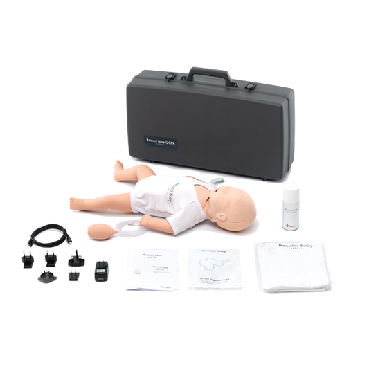 Laerdal Resusci Baby QCPR with Airways head, with bag