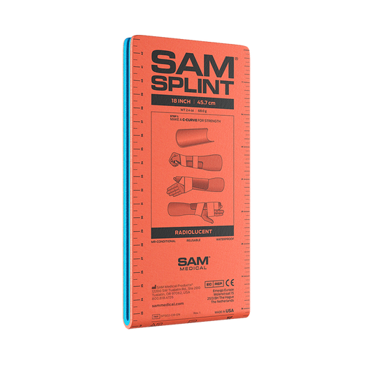 SAM Splint 18", Orange/Blue