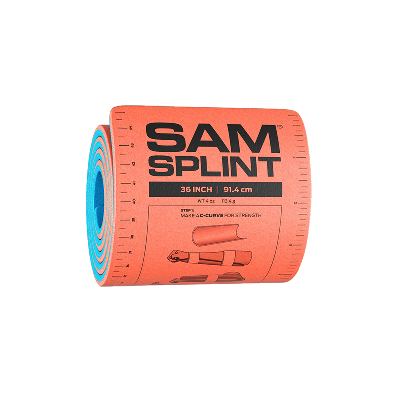 SAM Splint Roll 36", Orange/Blue