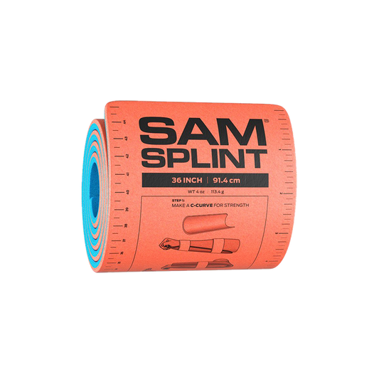 SAM Splint Roll 36", Orange/Blue